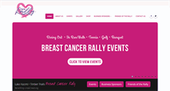 Desktop Screenshot of breastcancerrally.org