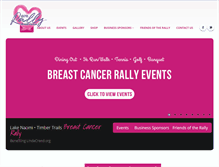 Tablet Screenshot of breastcancerrally.org